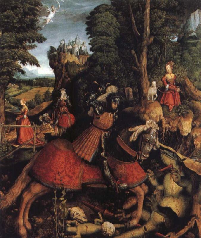 Leonhard Beck St George and the dragon